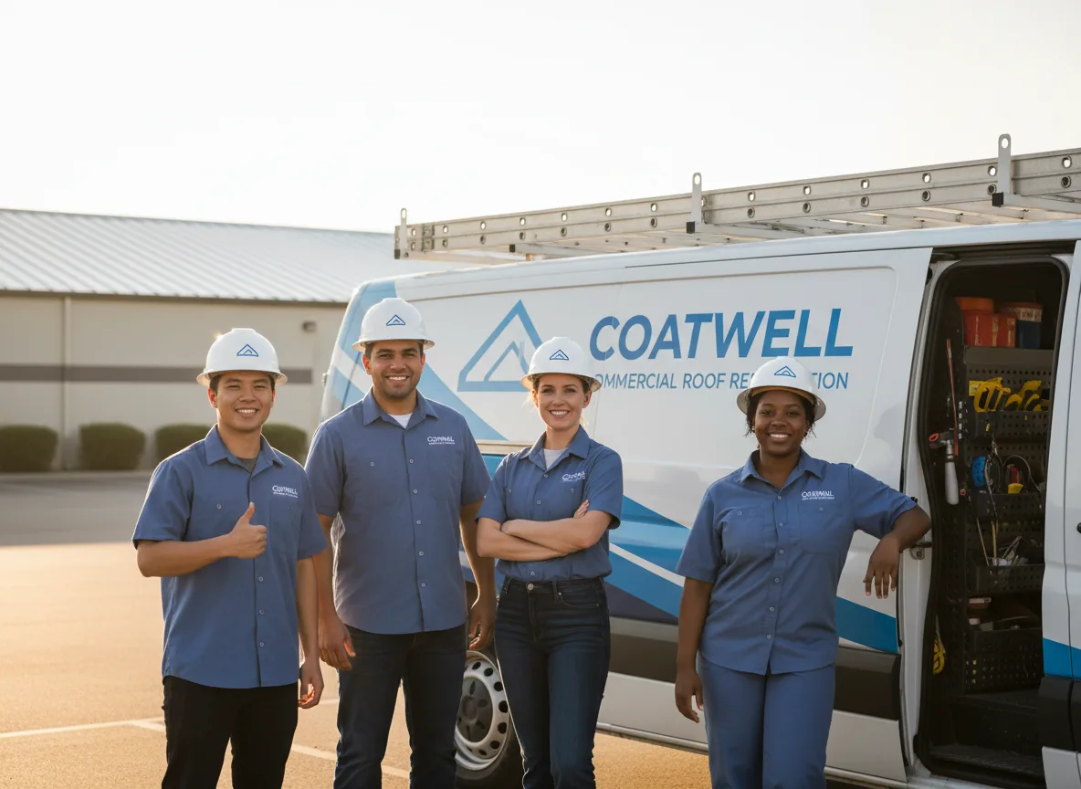 Commercial roof coating company in Middle Point, OH